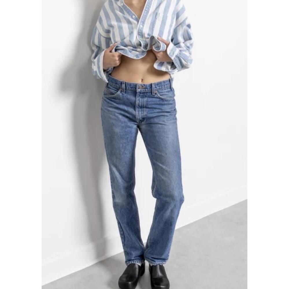Levi's Classic 505 Blue Denim Jeans, Size 36 Women's